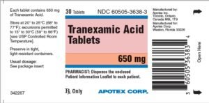 Tranexamic Acid 650mg